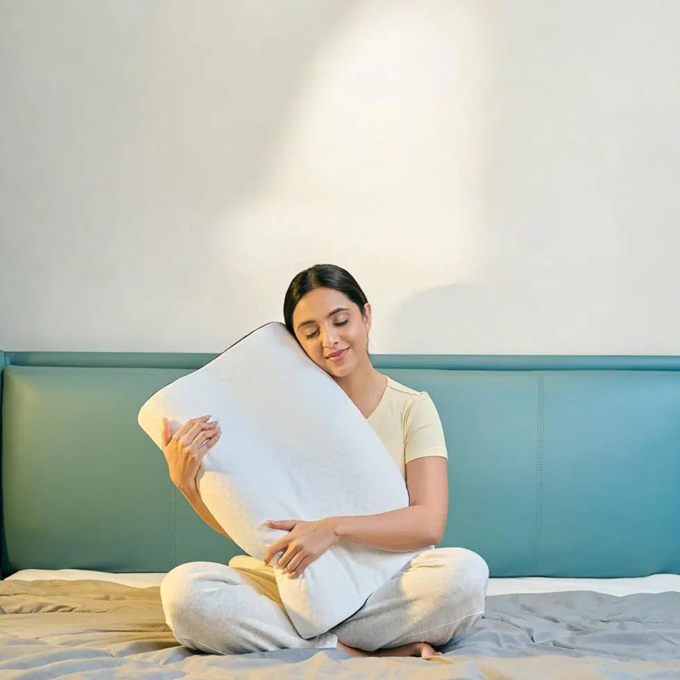 White Memory Foam Orthopaedic Pillow